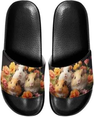 Semioury Geometry Summer Slippers for Women Galaxy Forest Travel Cozy Soft Comfy Thick Shoes Beach Sandal Bathroom Slipper
