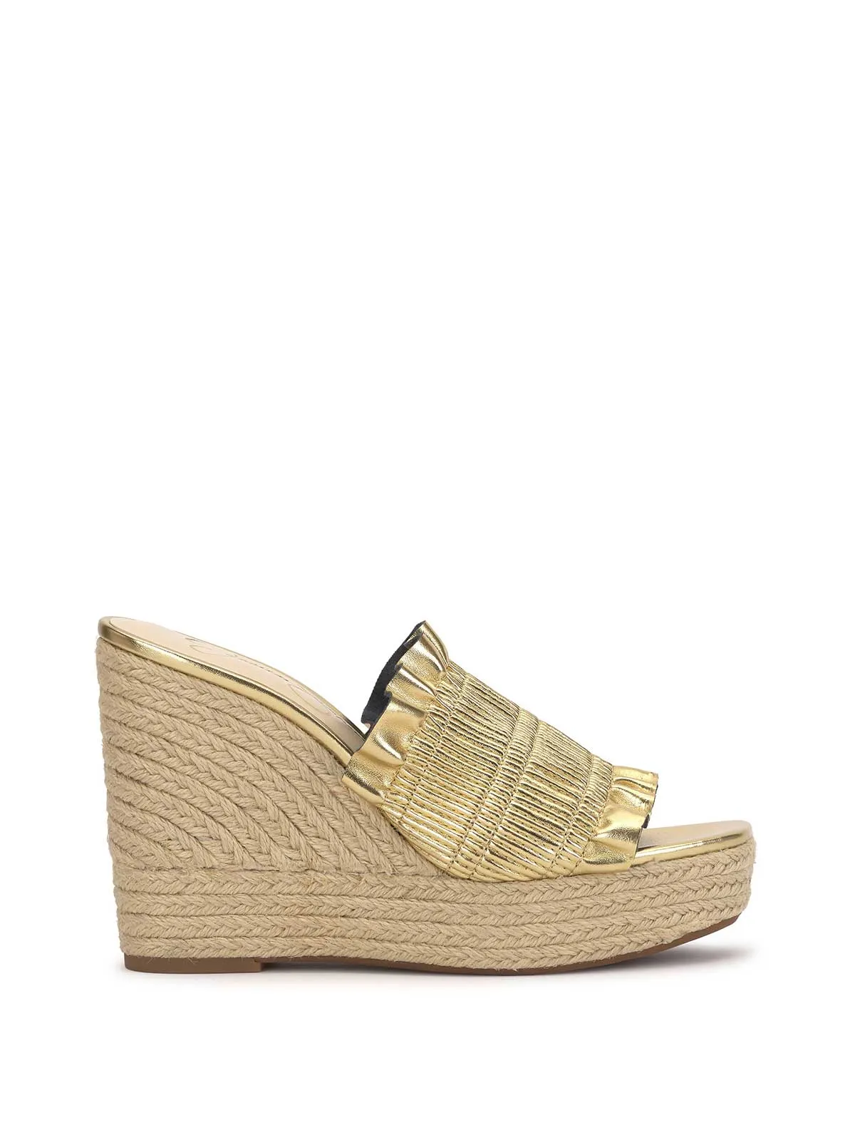 Serilda Espadrille Wedge in Black