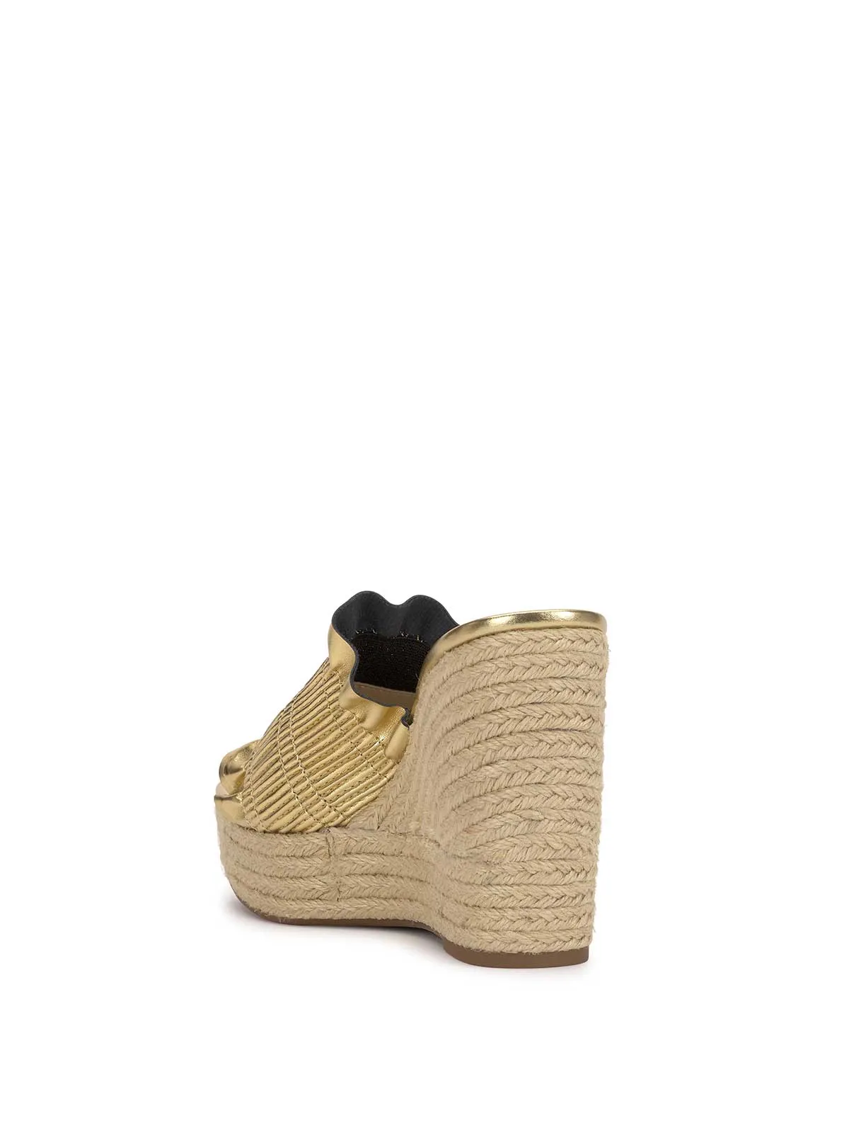 Serilda Espadrille Wedge in Black