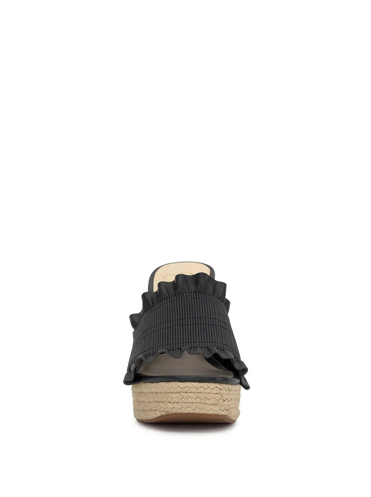 Serilda Espadrille Wedge in Black