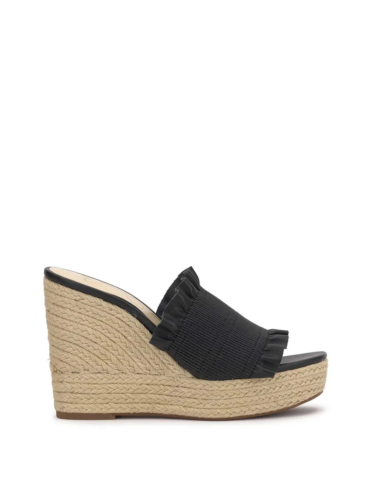 Serilda Espadrille Wedge in Black