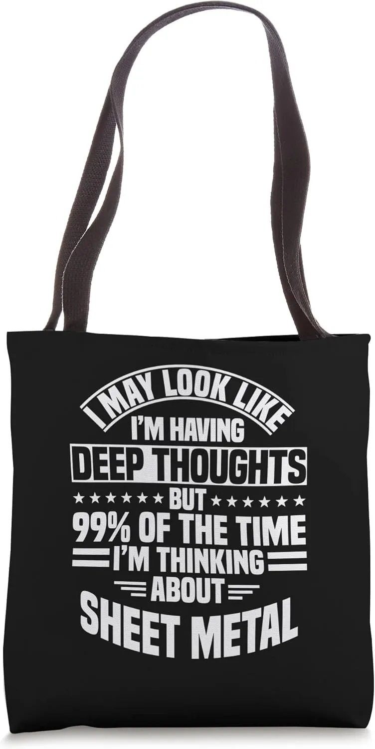 Sheet Metal Worker Smith Blacksmith Metalworking Tote Bag