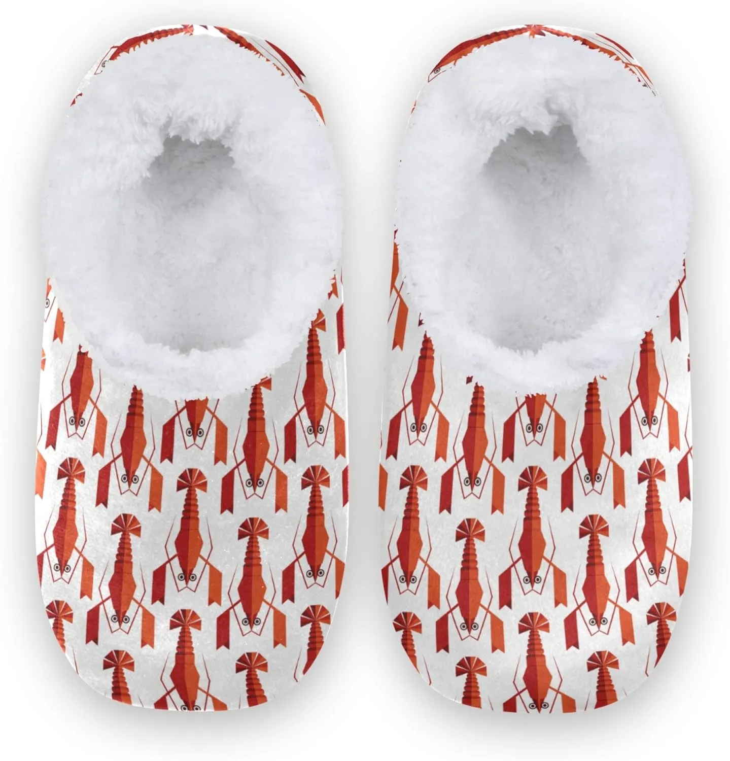 Slipper for Women and Men Fuzzy Memory Foam Soft House Shoes Anti-Skid Sole Coral Fleece House Slipper Beagle Dog On Brown M-XXL