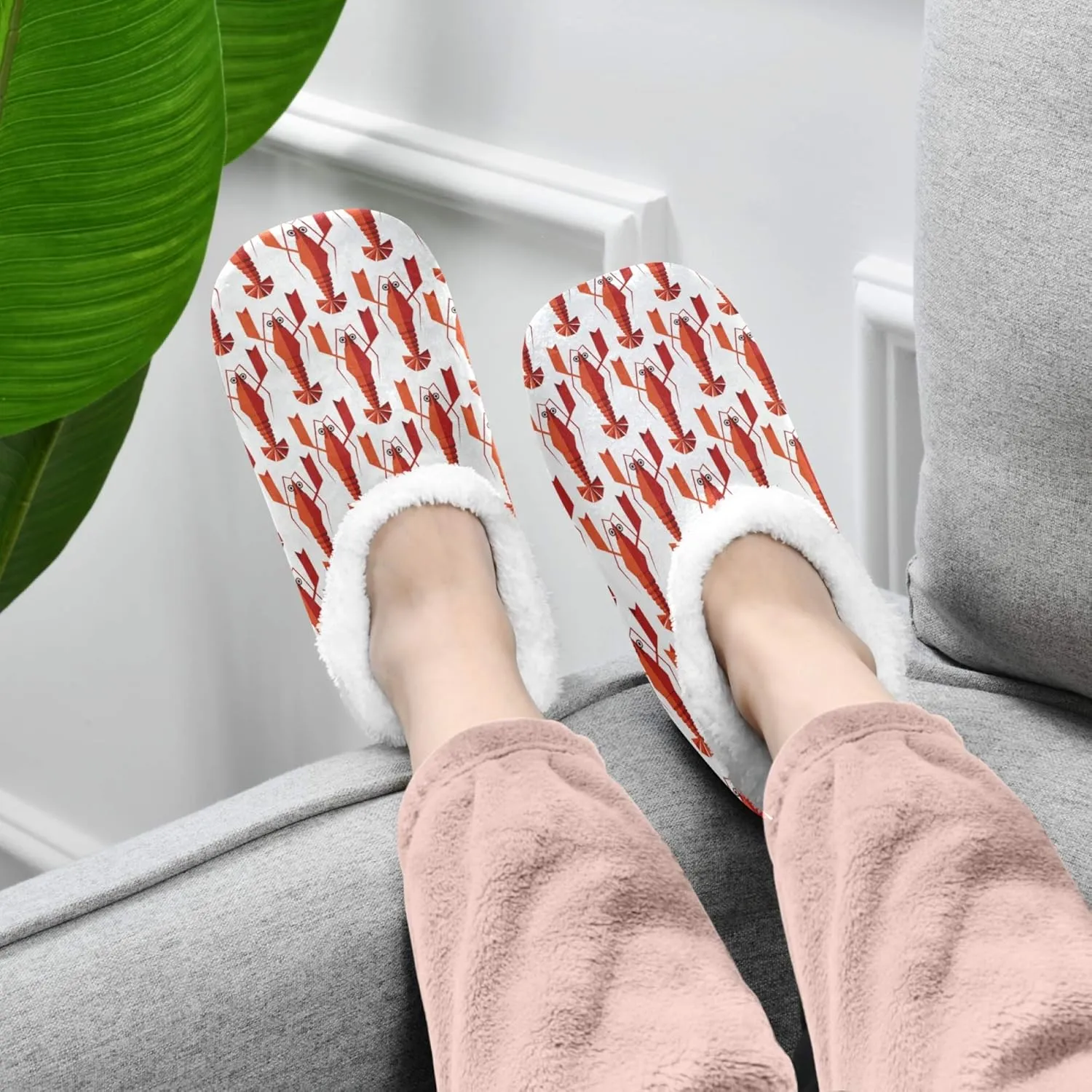 Slipper for Women and Men Fuzzy Memory Foam Soft House Shoes Anti-Skid Sole Coral Fleece House Slipper Beagle Dog On Brown M-XXL