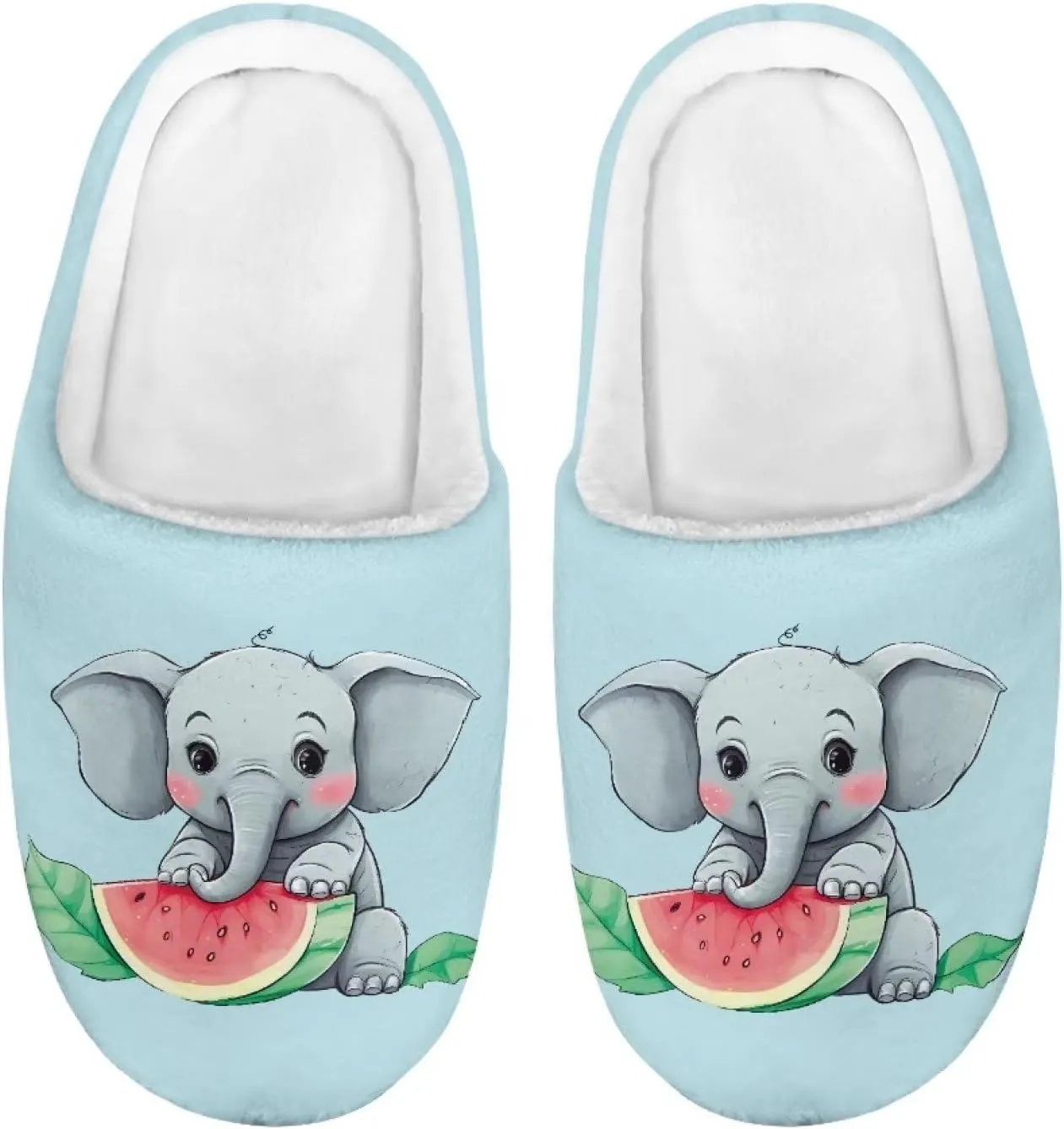 Slippers for Boys Girls Non-slip House Slipper Lightweight Warm Winter Slippers for Kids