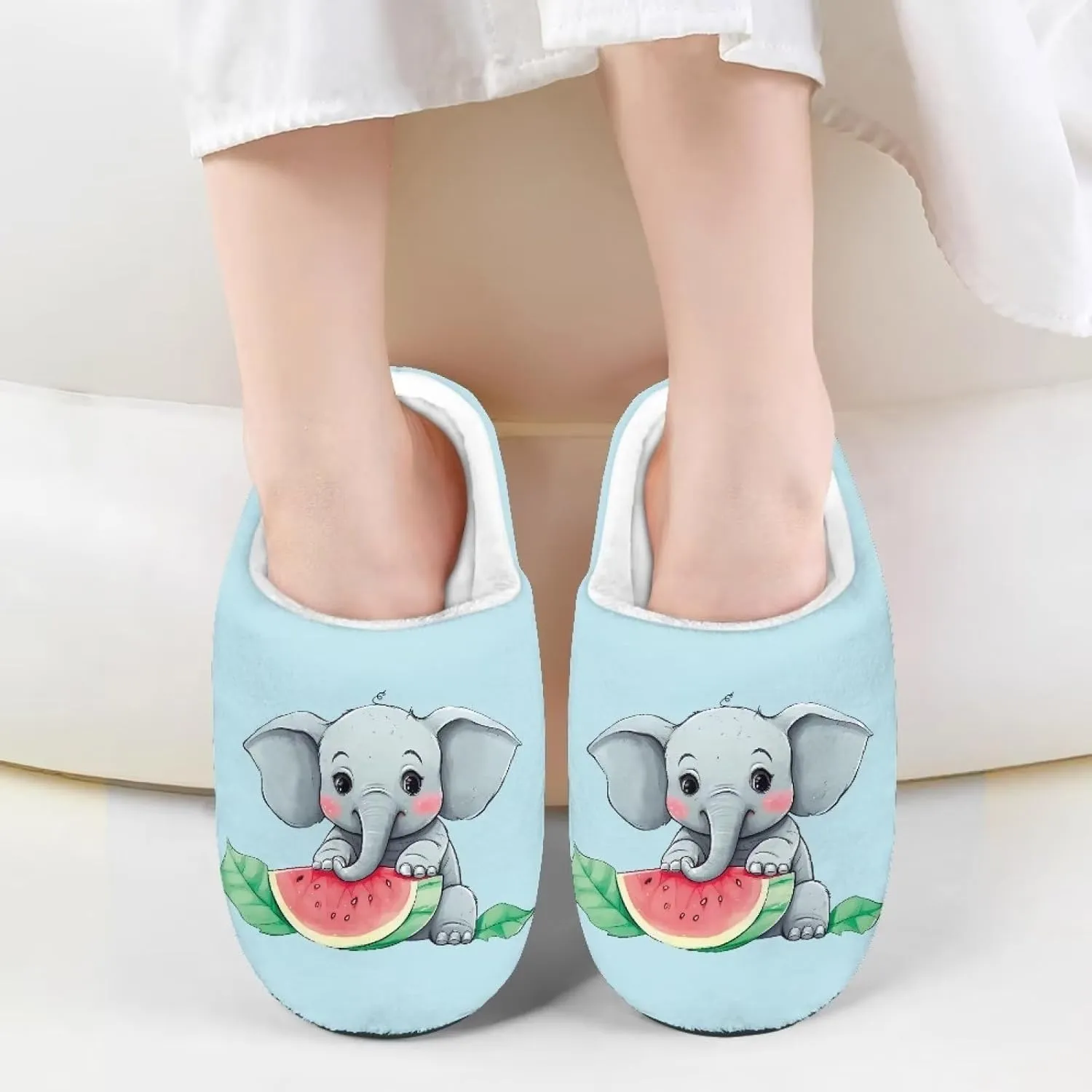 Slippers for Boys Girls Non-slip House Slipper Lightweight Warm Winter Slippers for Kids