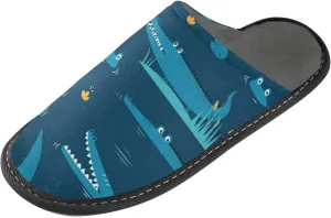 Spa Slippers Indoor House Fuzzy Slippers Soft Memory Foam Non-Slip Home Slipper Winter Shoes For Bedroom Hotel Travel 4-11