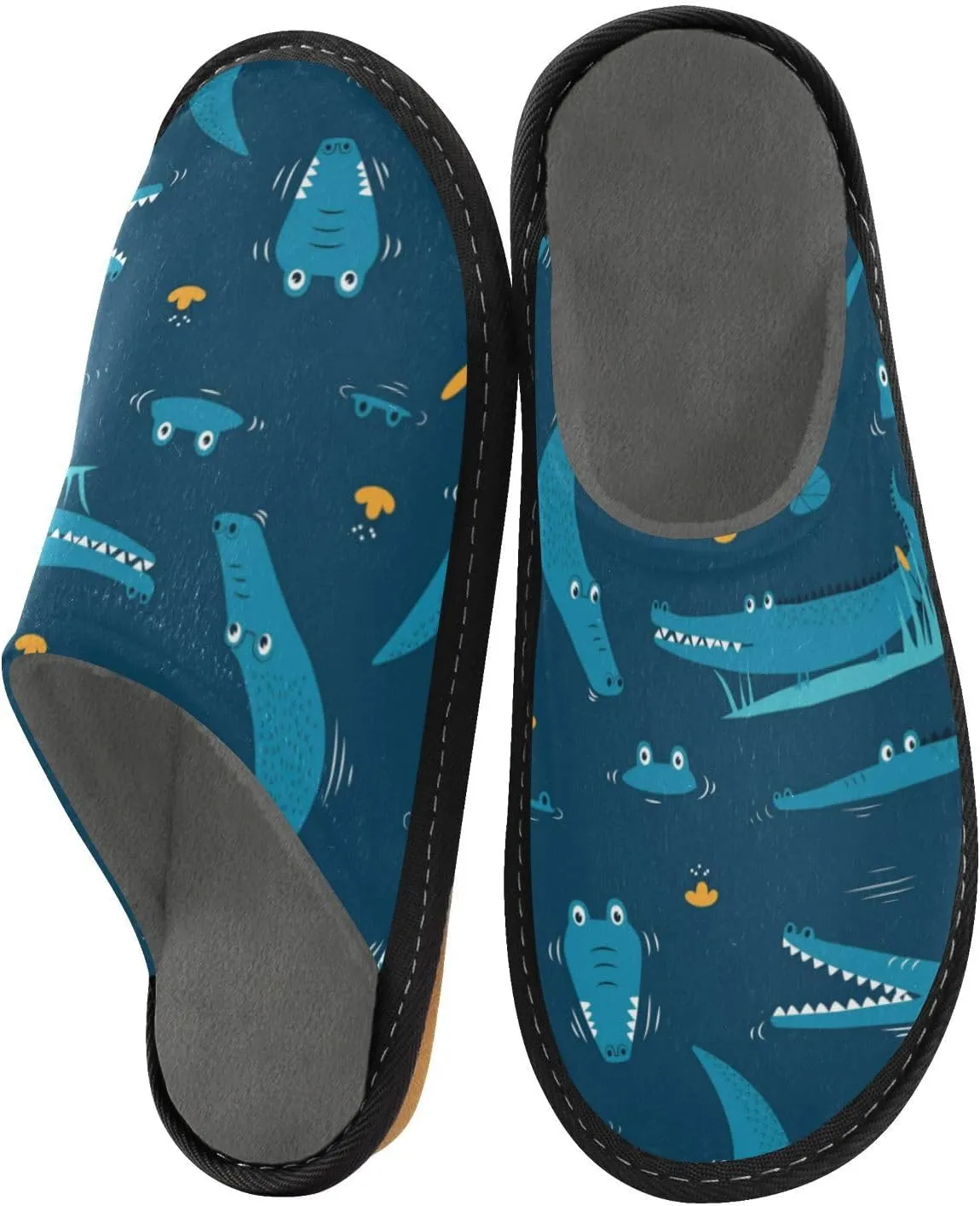 Spa Slippers Indoor House Fuzzy Slippers Soft Memory Foam Non-Slip Home Slipper Winter Shoes For Bedroom Hotel Travel 4-11