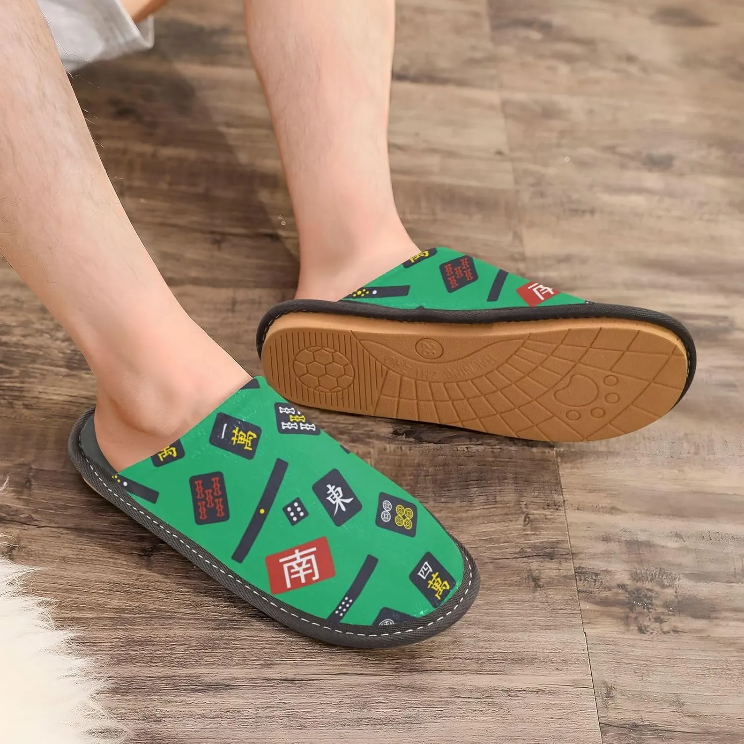 Spa Slippers Indoor House Fuzzy Slippers Soft Memory Foam Non-Slip Home Slipper Winter Shoes For Bedroom Hotel Travel 4-11
