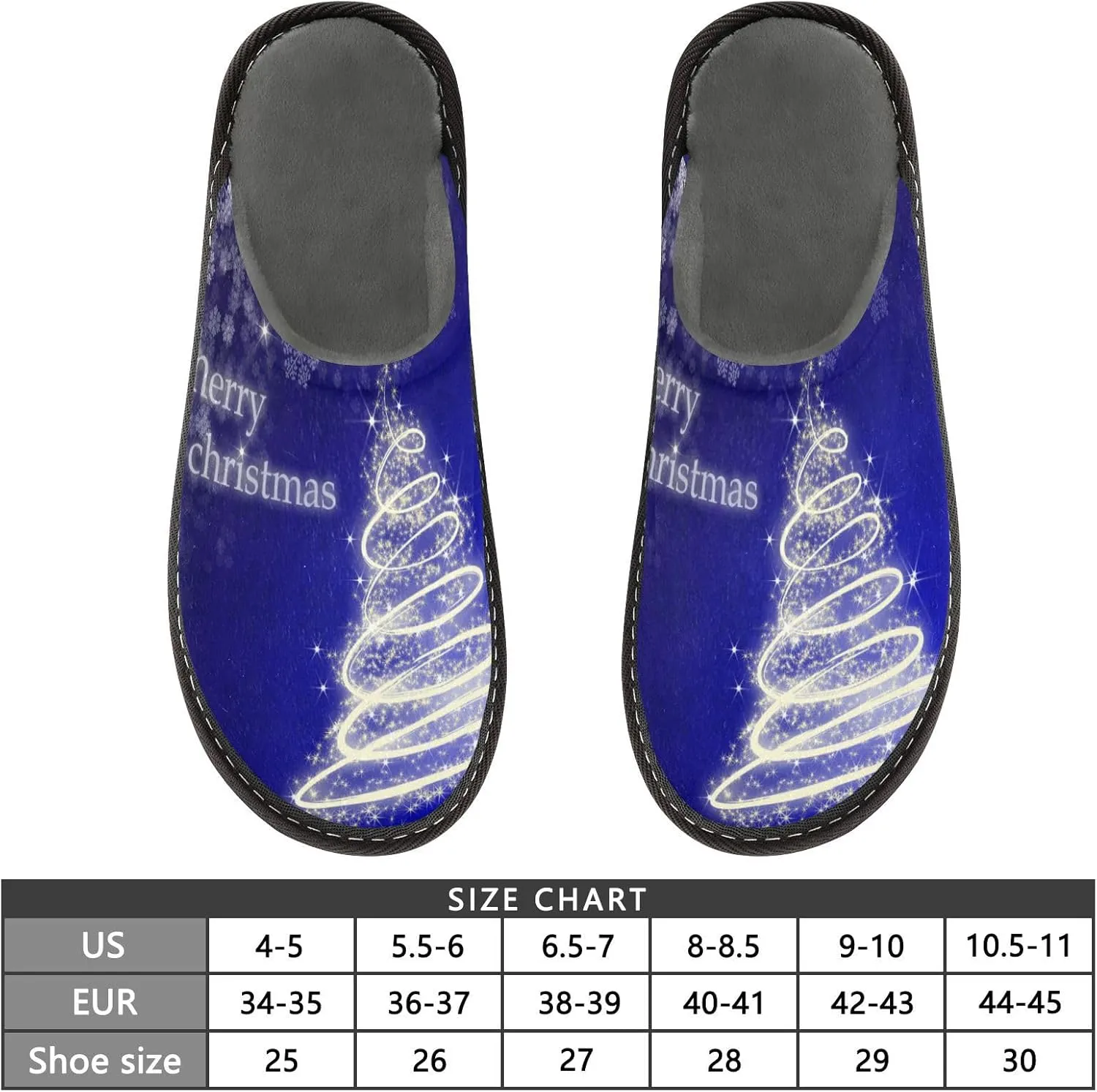 Spa Slippers Indoor House Fuzzy Slippers Soft Memory Foam Non-Slip Home Slipper Winter Shoes For Bedroom Hotel Travel 4-11
