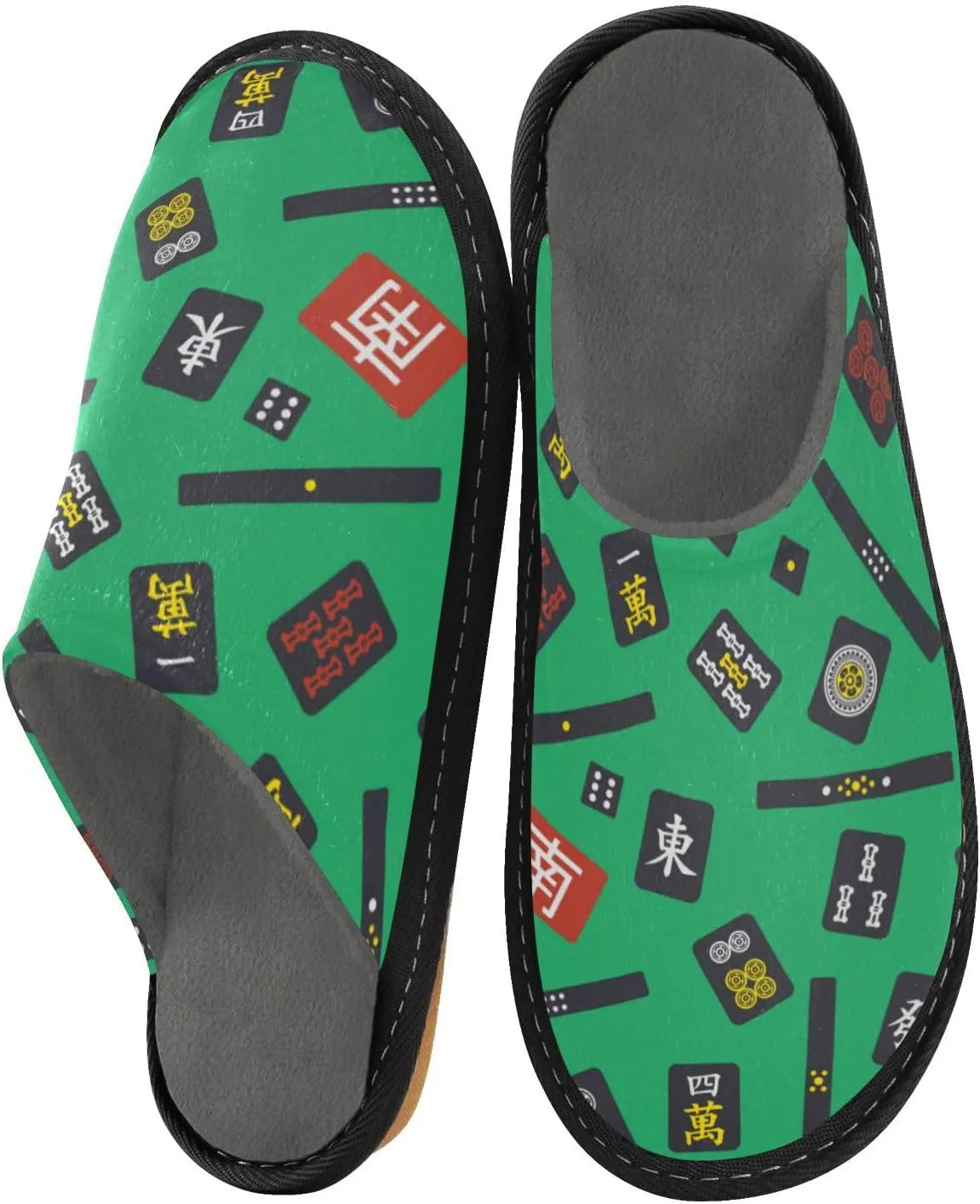 Spa Slippers Indoor House Fuzzy Slippers Soft Memory Foam Non-Slip Home Slipper Winter Shoes For Bedroom Hotel Travel 4-11