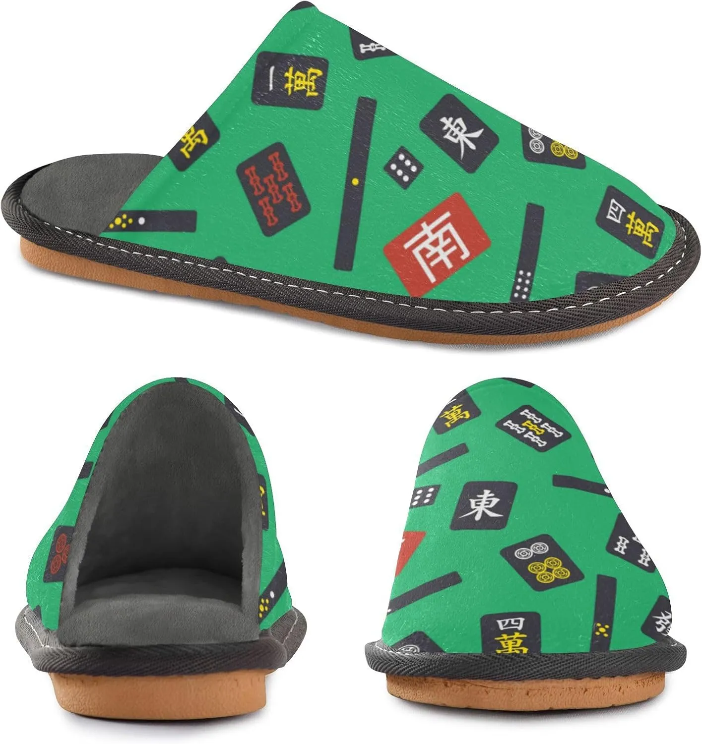 Spa Slippers Indoor House Fuzzy Slippers Soft Memory Foam Non-Slip Home Slipper Winter Shoes For Bedroom Hotel Travel 4-11