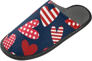 Spa Slippers Indoor House Fuzzy Slippers Soft Memory Foam Non-Slip Home Slipper Winter Shoes For Bedroom Hotel Travel 4-11