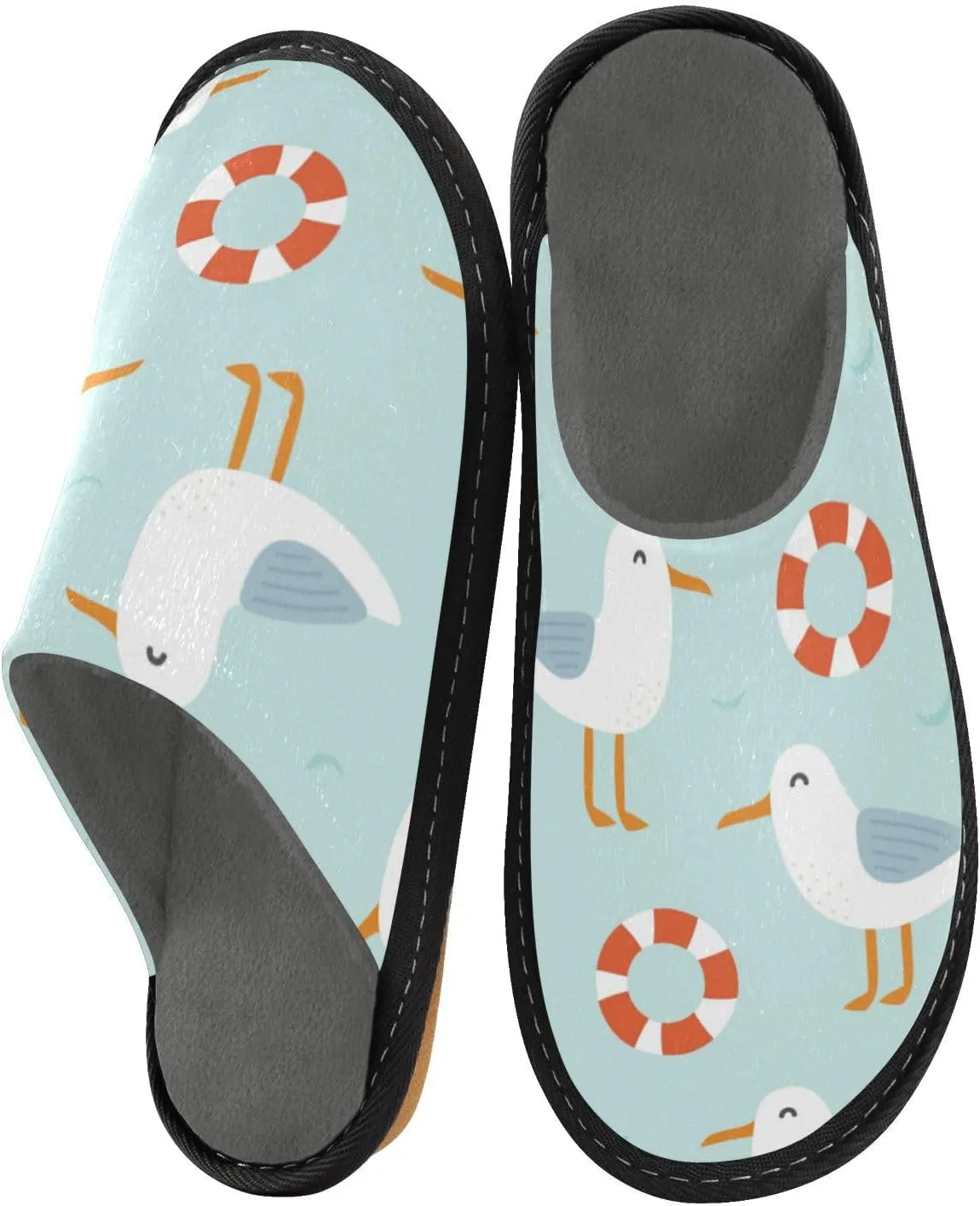 Spa Slippers Indoor House Fuzzy Slippers Soft Memory Foam Non-Slip Home Slipper Winter Shoes For Bedroom Hotel Travel 4-11