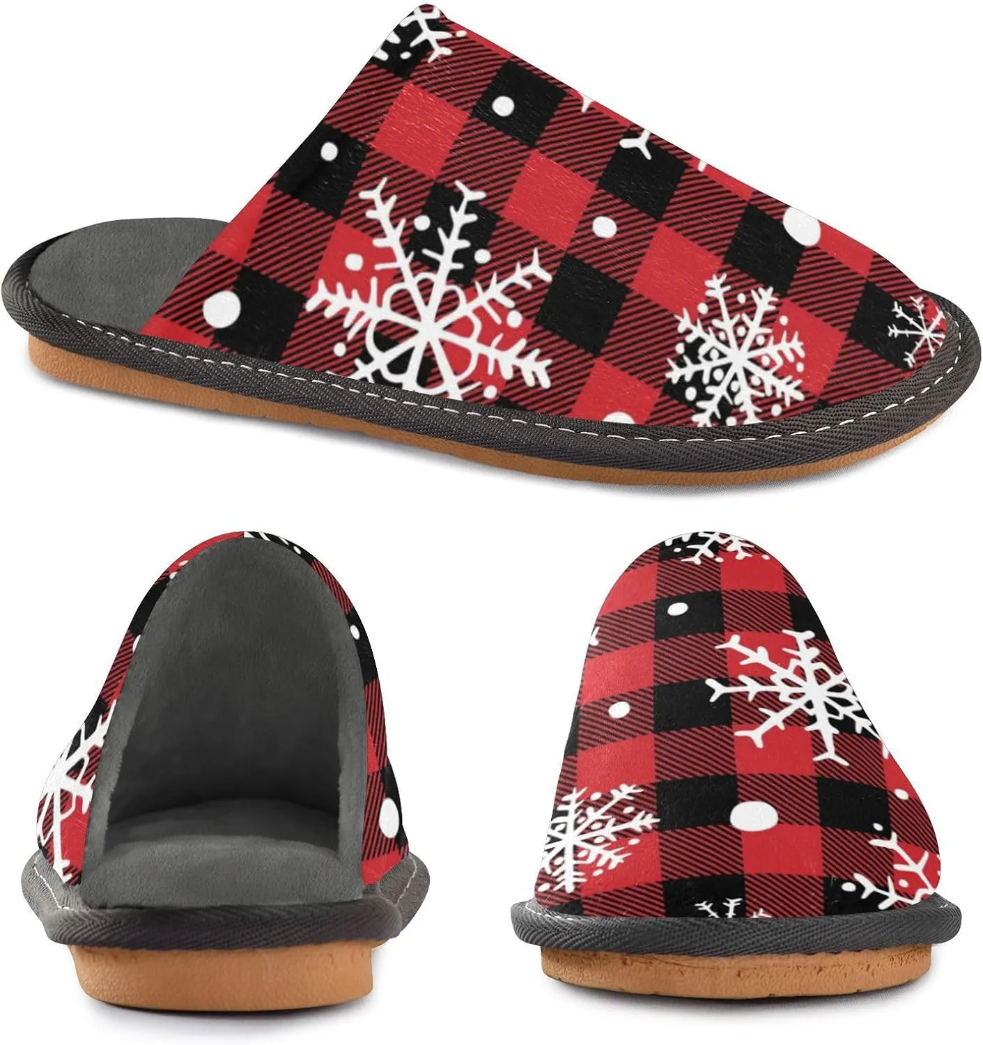 Spa Slippers Indoor House Fuzzy Slippers Soft Memory Foam Non-Slip Home Slipper Winter Shoes For Bedroom Hotel Travel 4-11