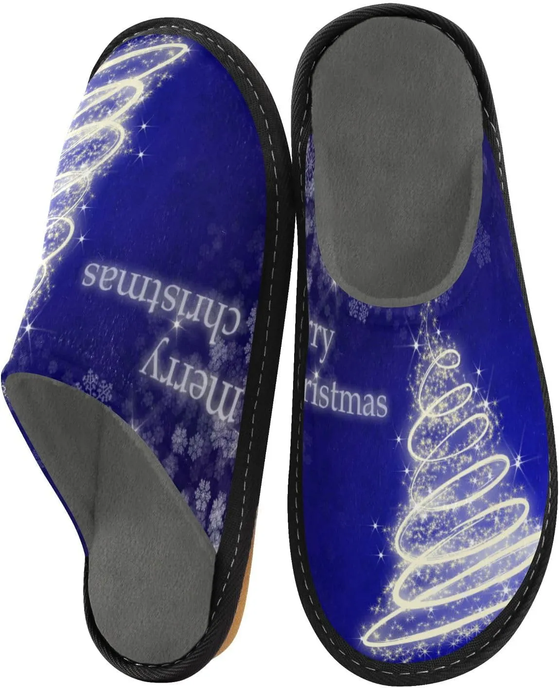 Spa Slippers Indoor House Fuzzy Slippers Soft Memory Foam Non-Slip Home Slipper Winter Shoes For Bedroom Hotel Travel 4-11