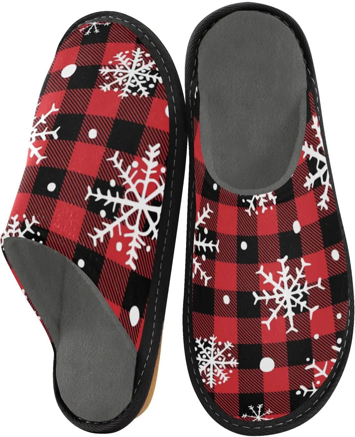 Spa Slippers Indoor House Fuzzy Slippers Soft Memory Foam Non-Slip Home Slipper Winter Shoes For Bedroom Hotel Travel 4-11