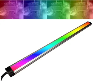 Spectrum RGBW Rigid Light | Internal Driver LED Waterproof Boat Accent Courtesy Light 12V Volt RV | Multi Color Two Wire Switch Control | Gunnel Deck Pontoon Strip | IP67 (16")