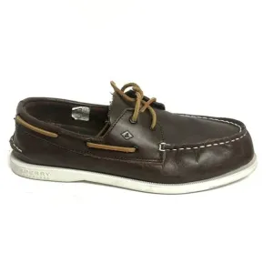 Sperry Boys AO Boat Shoe Brown Size 6 M