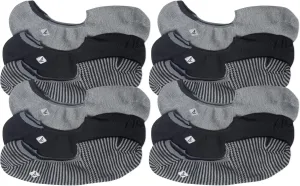 Sperry Men's Skimmer Feed Stripe Liner Socks-3 Pair Pack-Lightweight Soft Cotton Comfort and Embroidered Logo