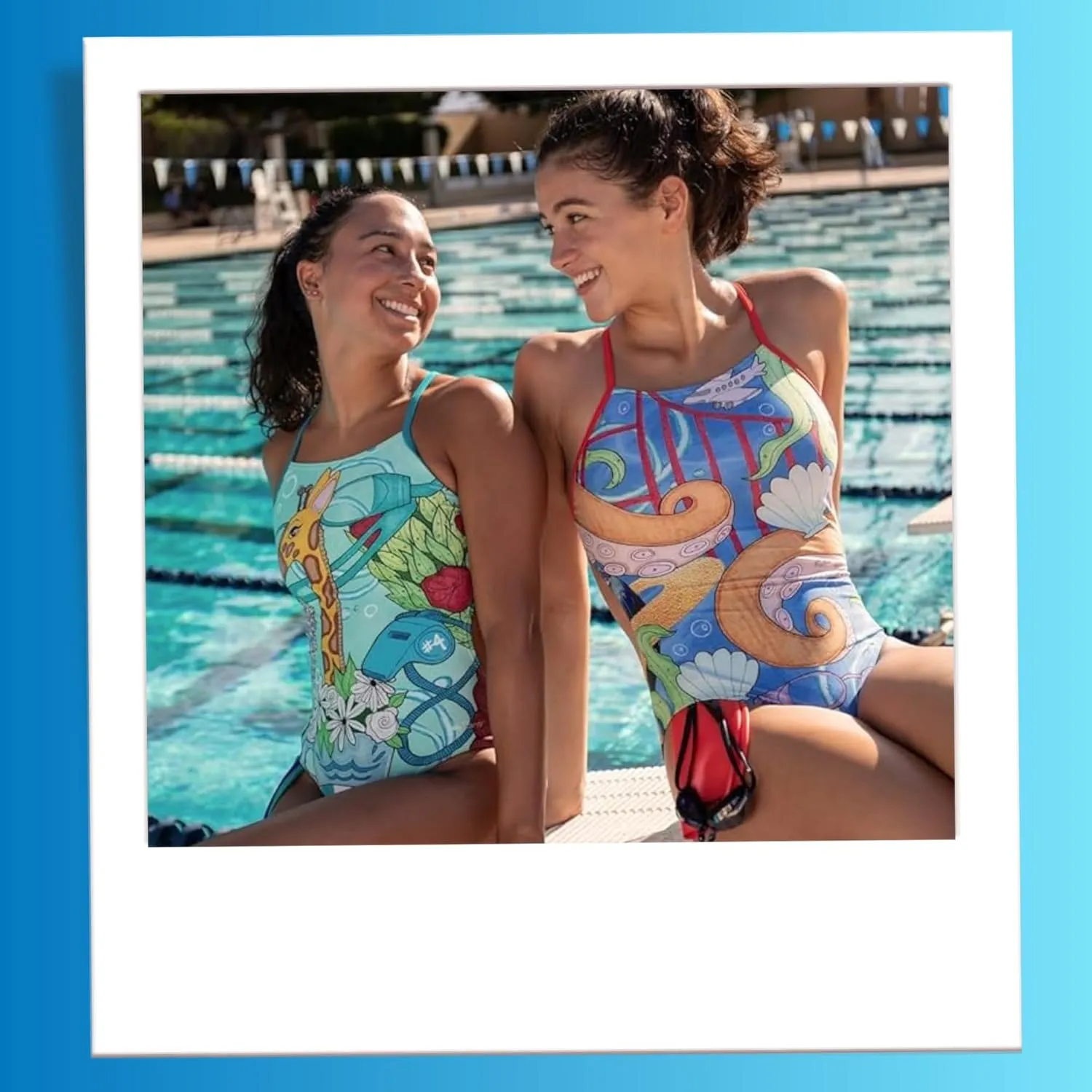 Sporti Micro Back Women's Athletic One Piece Swimsuit - Competitive Bathing Suit for Lap Swimming