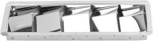 Stainless Steel Boat Louvered Vent, 5 Slots, Anti, Ventilation for Boats and Yachts