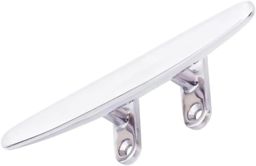 Stainless Steel Boat Rope Holder 200mm 8 Inches Marine Cleat Easy Install Multi-Purpose Anchor