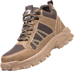 Steel Toe Work Shoes,for Walking, Hiking, Outdoor Exploitation, Construction, Industrial,