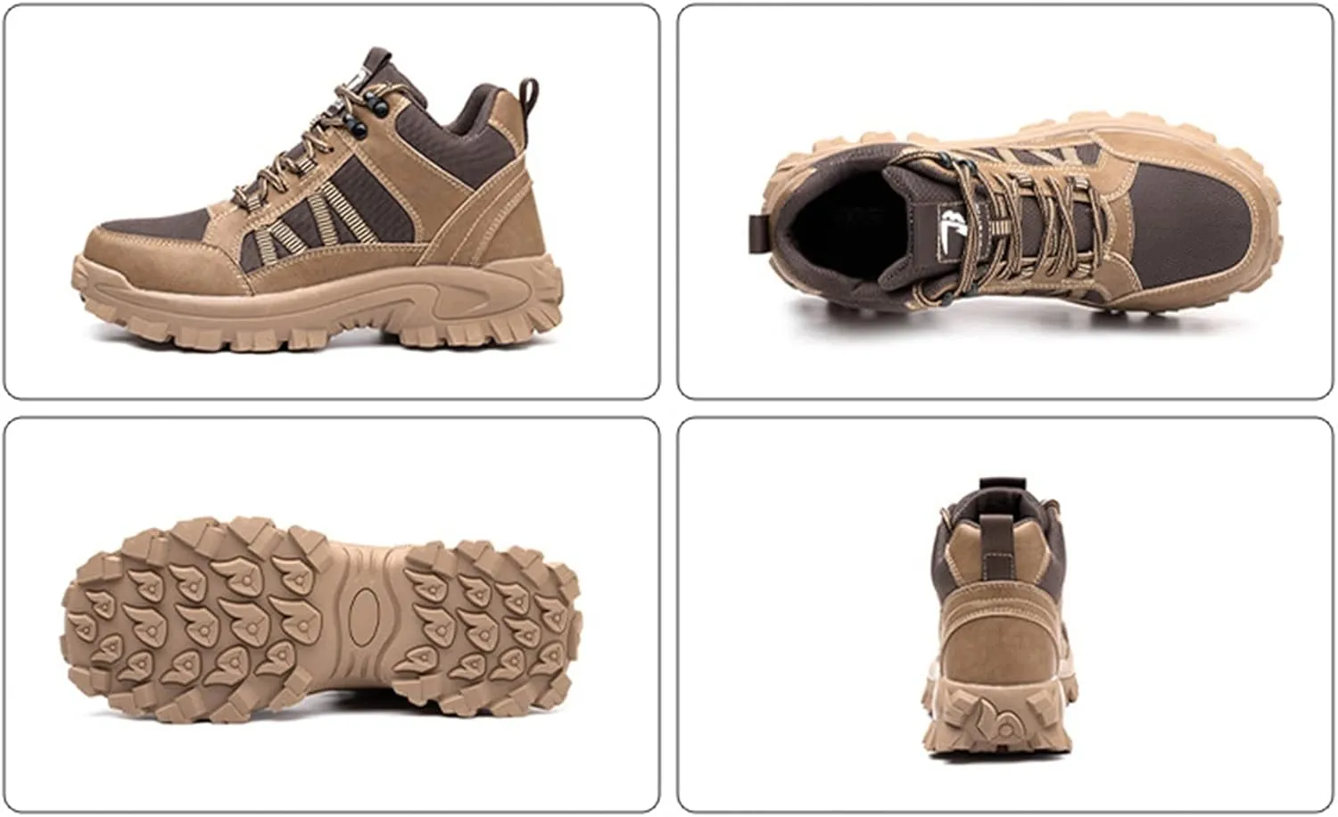 Steel Toe Work Shoes,for Walking, Hiking, Outdoor Exploitation, Construction, Industrial,