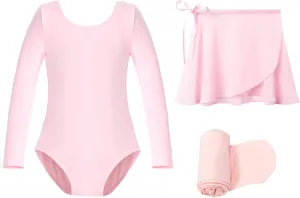 Stelle Ballet Leotards for Girls Toddler Dance Dress Outfit Combo with Skirt and Tights (Toddler/Little Kid/Big Kid)