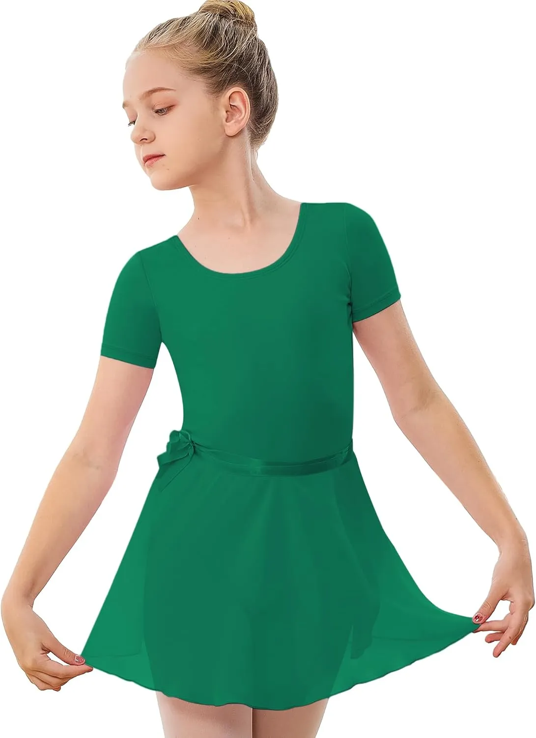 Stelle Ballet Leotards for Girls Toddler Dance Dress Outfit Combo with Skirt and Tights (Toddler/Little Kid/Big Kid)