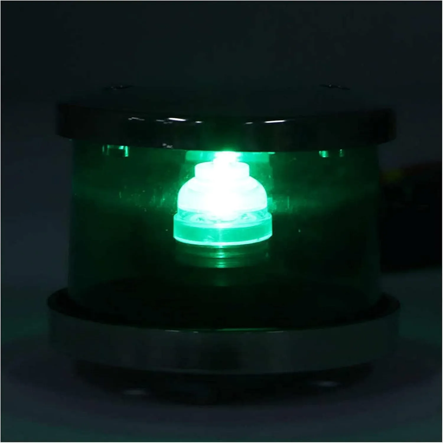 Stern Light Boat Anchor Light Stainless Steel Marine Boat 12V 360° IP66 Green LED Navigation Warning Light Transparent Housing Signal for Yachts Industry Leading Optical Design