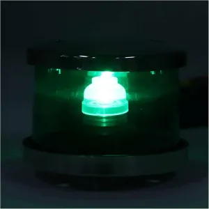 Stern Light Boat Anchor Light Stainless Steel Marine Boat 12V 360° IP66 Green LED Navigation Warning Light Transparent Housing Signal for Yachts Industry Leading Optical Design
