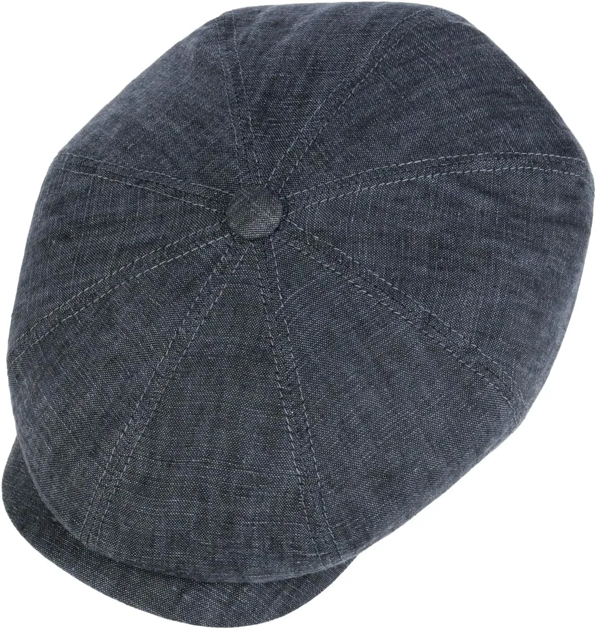 Stetson Hatteras Linen Newsboy Cap Women/Men | Made in The EU