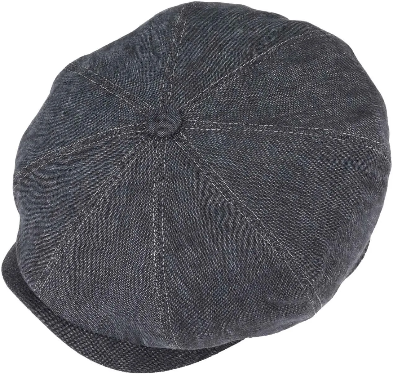 Stetson Hatteras Linen Newsboy Cap Women/Men | Made in The EU