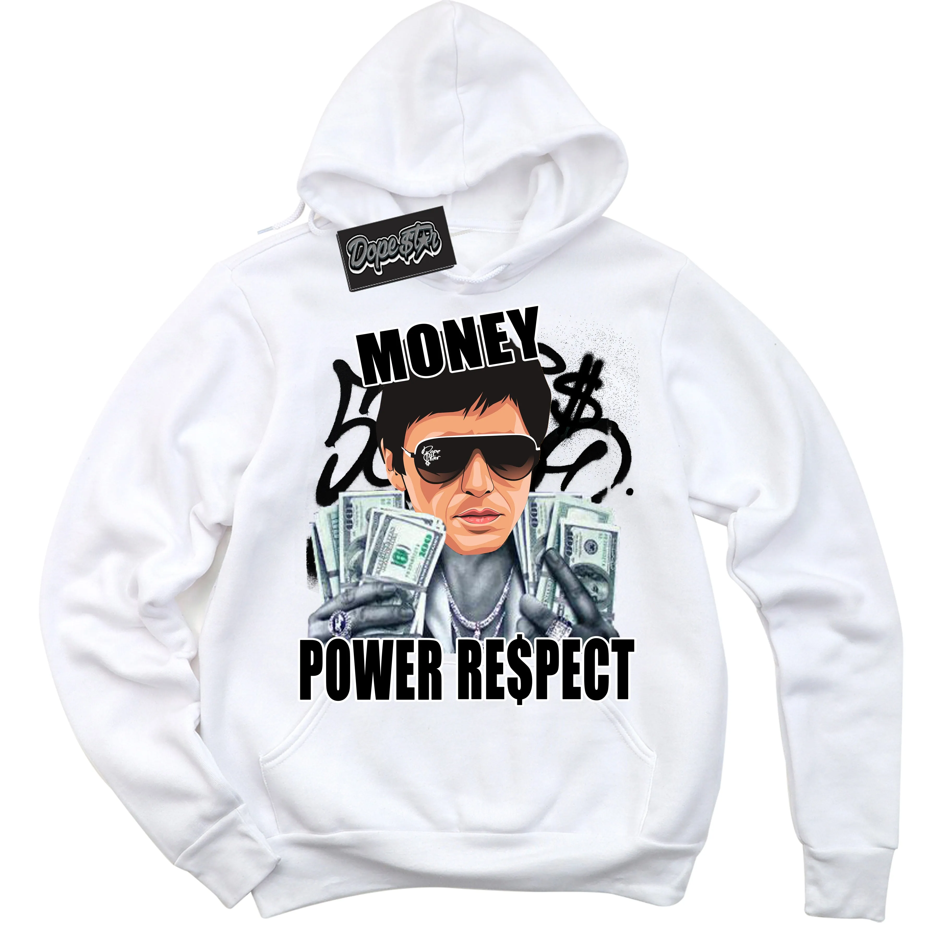 Suede Panda Dunk Sneaker Hoodie Tony Montana Graphic