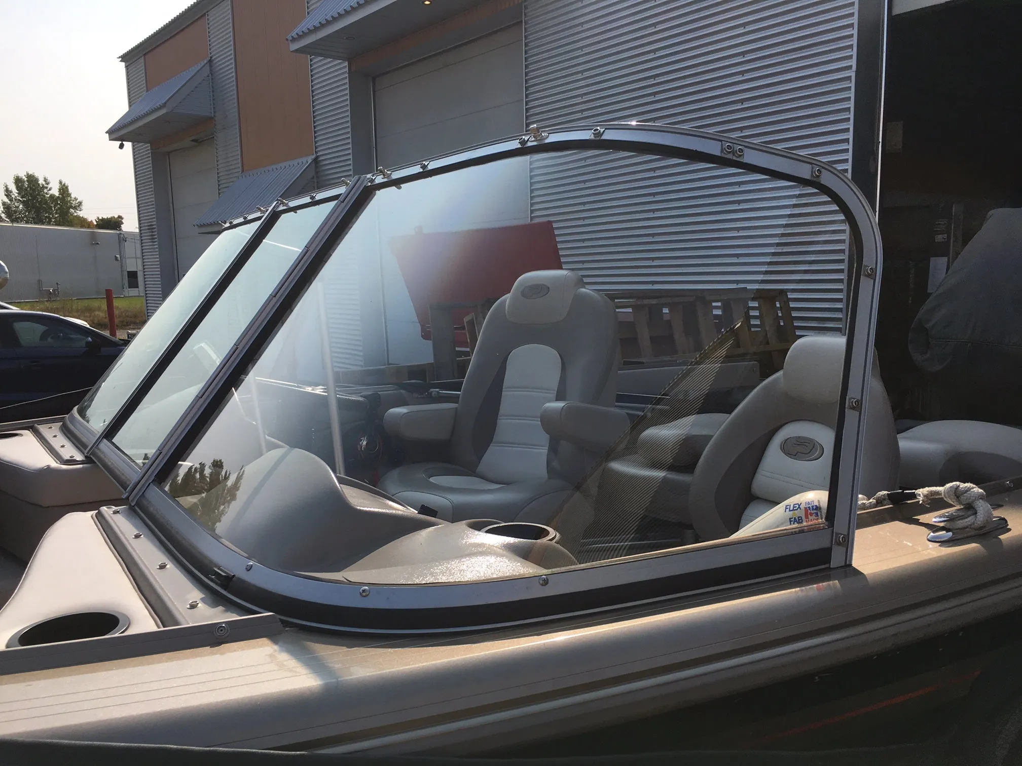 Sun Catcher Curved Glass Boat Windshield Repair