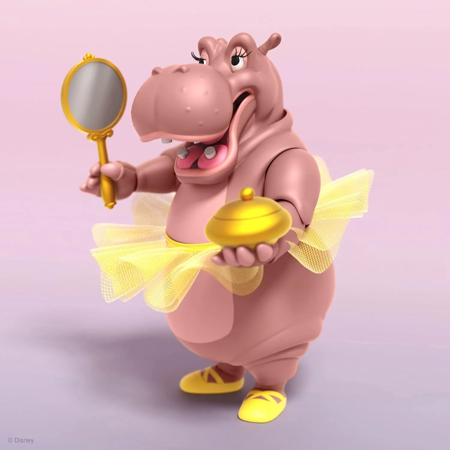 Super7 ULTIMATES! Disney Fantasia Hyacinth Hippo - 7" Disney Action Figure with Accessories Classic Disney Collectibles and Retro Toys