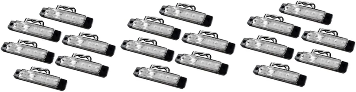 SUPVOX 18pcs Boat Navigation Lights Leds Energy-saving Interior Lighting for Stern Deck and Night Decoration for Boats Yachts and Trailers