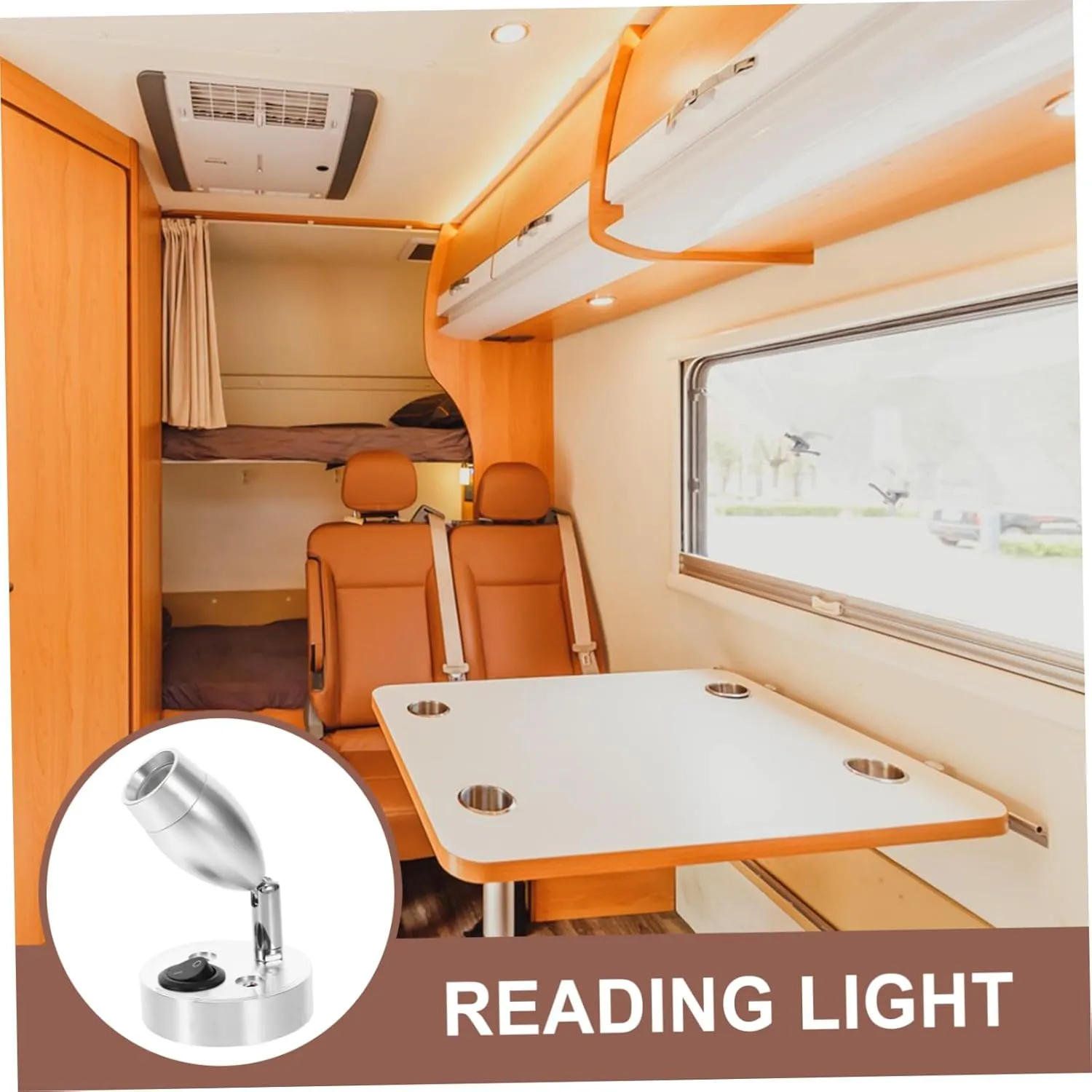 SUPVOX Led Trailer Lights Marine Reading Light with Constant Driver Led Chips for Rv Boat