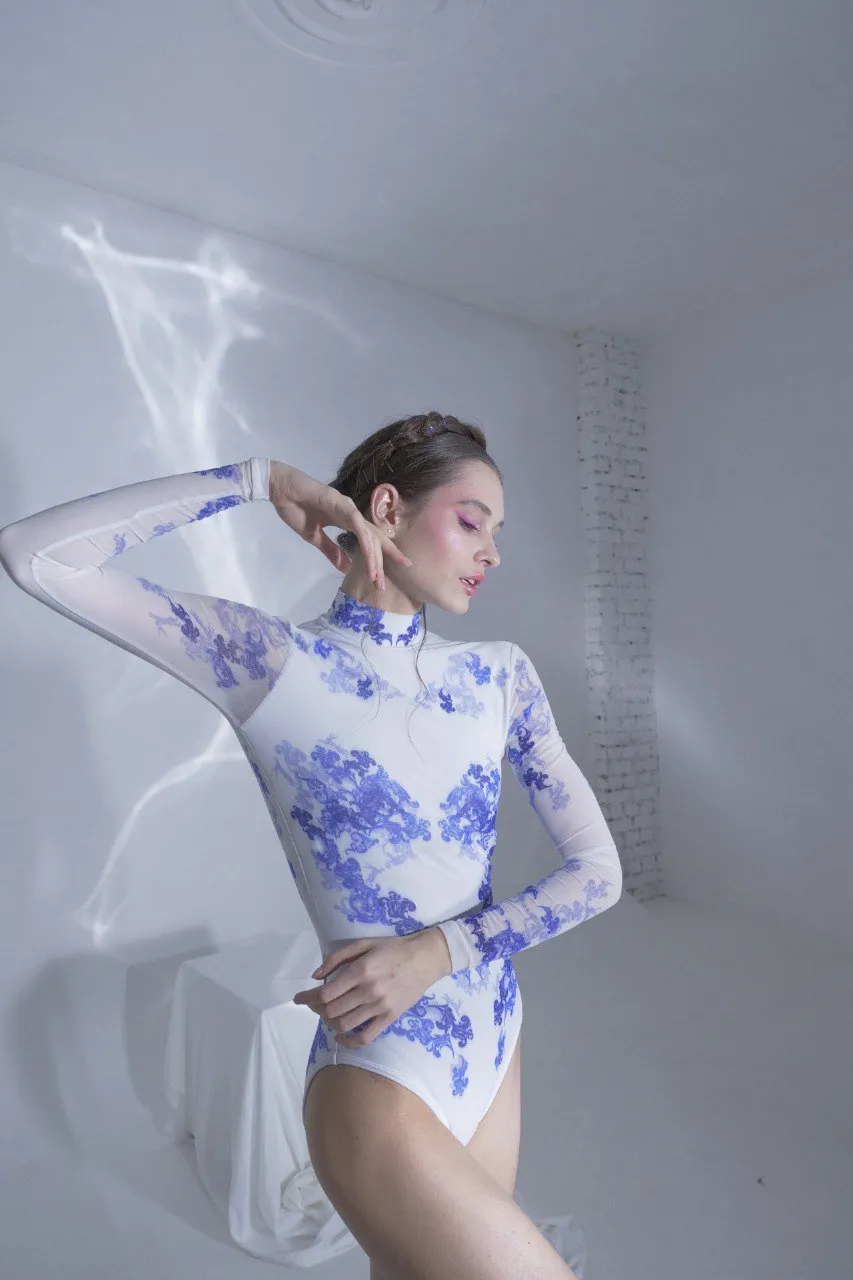 Susha More Porcelain Long Sleeve Leotard