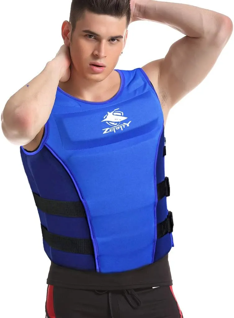 Swim Vest Float Jacket for Adult, Float Suit for Kayaking Fishing Surfing Canoeing Sailing