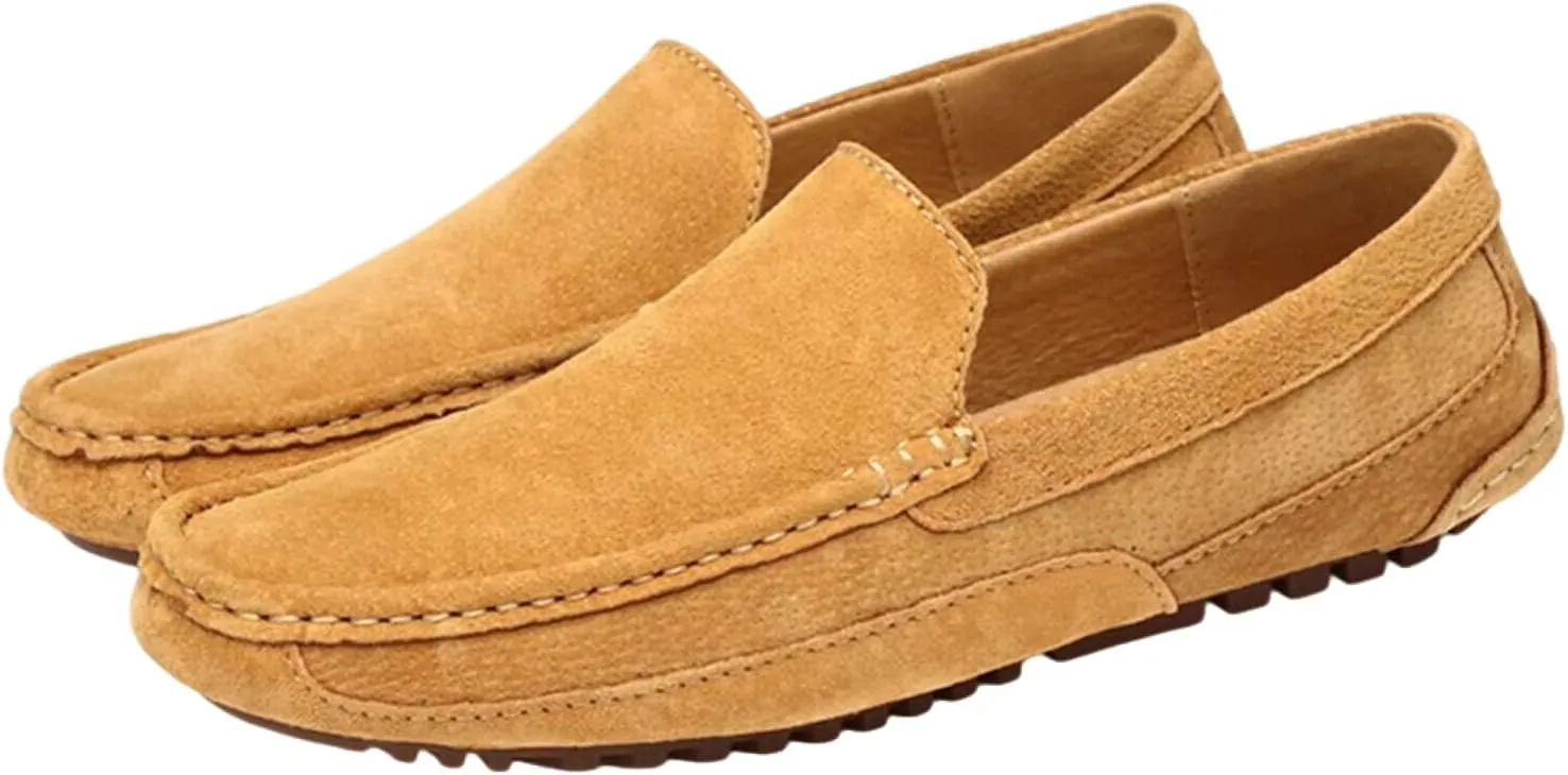 SywzX&xfybz Men's Penny Loafers Moccasin Driving Shoes Slip On Flats Boat Shoes