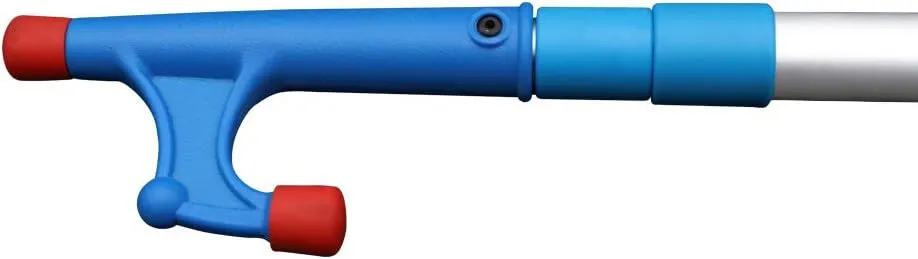 Telescoping Boat Hook with Threaded End,4.5-12ft,Black,Blue,Orange Available