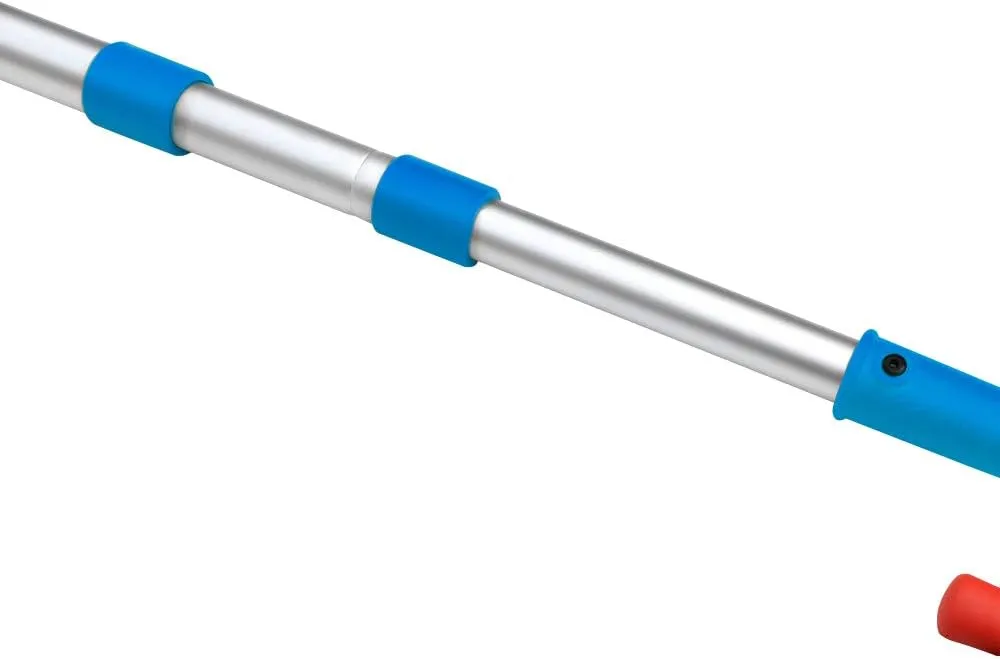 Telescoping Boat Hook with Threaded End,4.5-12ft,Black,Blue,Orange Available