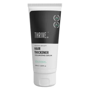 T'h-riveCo Hair Thickener Volumizing Serum | For Fine, Thinning Hair | Gives Instant Hair Volume & Density | With Pea Peptide & Rosemary | For Men & Women | Vegan, Cruelty-free & Dermat-Tested | 100ml