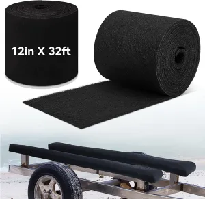 Timgle Boat Trailer Bunk Carpet Polyester Marine Grade Carpet for Trailer Bunks Boards Boat Guides Accessories Parts Replacement Padding for Outdoor