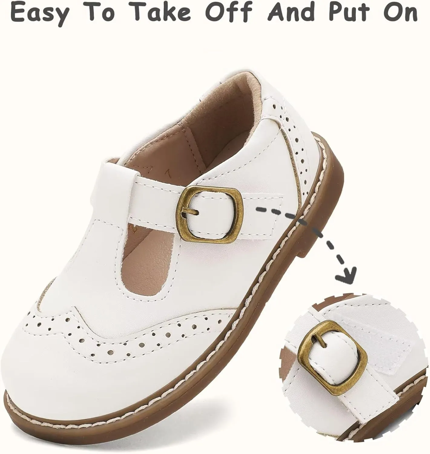 Toddler Girl Mary Jane Flat Dress Shoes