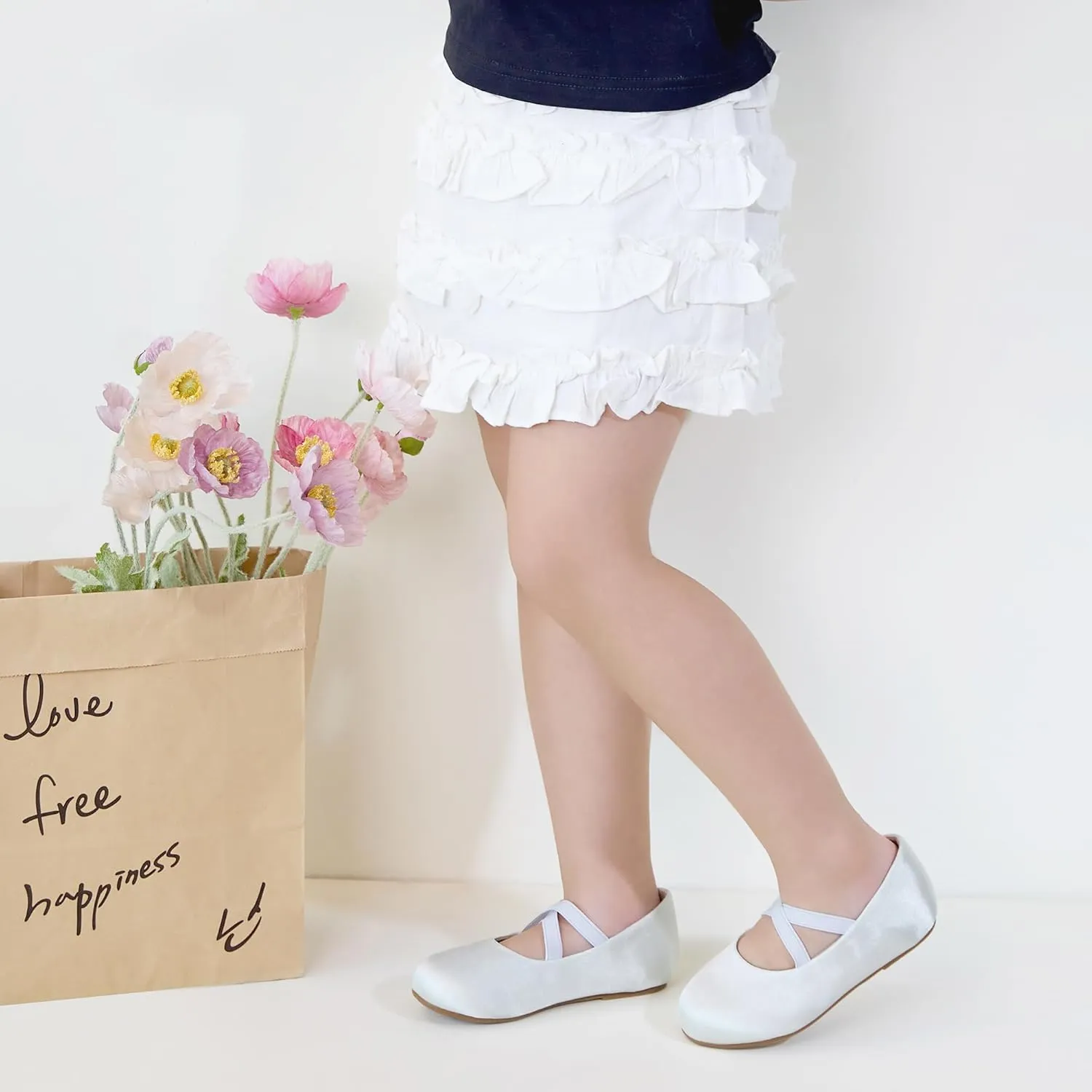 Toddler Little Girls Mary Jane Ballet Flat Dress Shoes