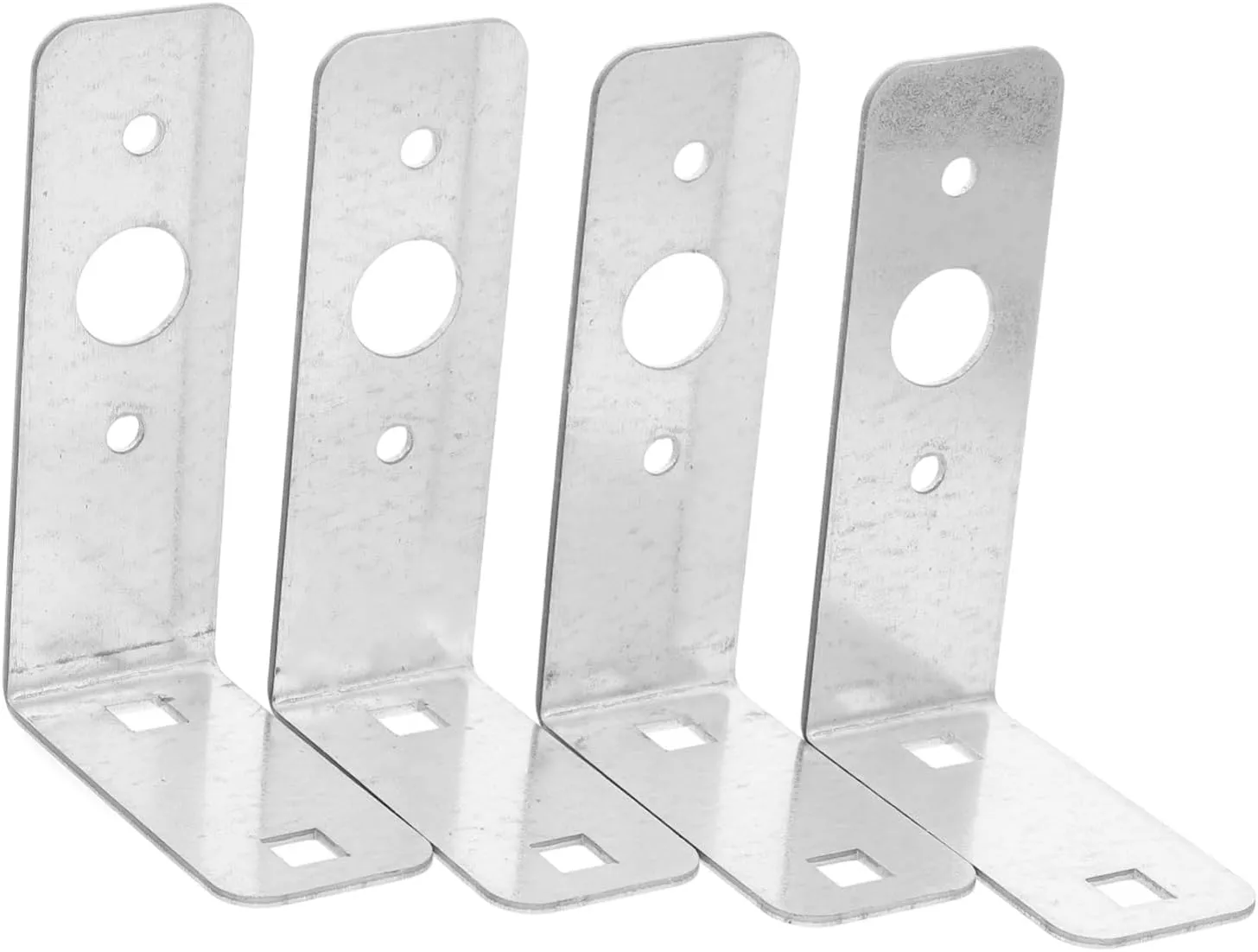 Toyvian 4pcs l Shape Trailer Tail Light Bracket for Boat Rear Brake Light Mounting